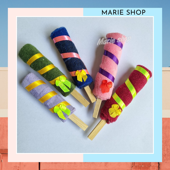 Gambar HANDUK PERMEN LOLIPOP HANDUK LUCU SOUVENIR PERNIKAHAN KAWINAN dari MARIE OS Kab. Mojokerto Tokopedia