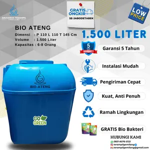 Bio Septic Tank 1.500 Liter, Bio Ateng Tipe AG 1500