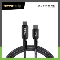 Gambar Hippo Ultron 5 Kabel Charger Superfast Charging USB C To C PD100W QC4+ dari Hippo Official Yogyakarta Kota Yogyakarta 1 Tokopedia