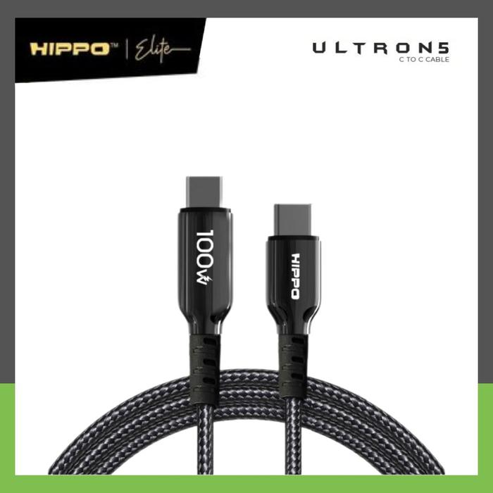Gambar Hippo Ultron 5 Kabel Charger Superfast Charging USB C To C PD100W QC4+ dari Hippo Official Yogyakarta Kota Yogyakarta Tokopedia