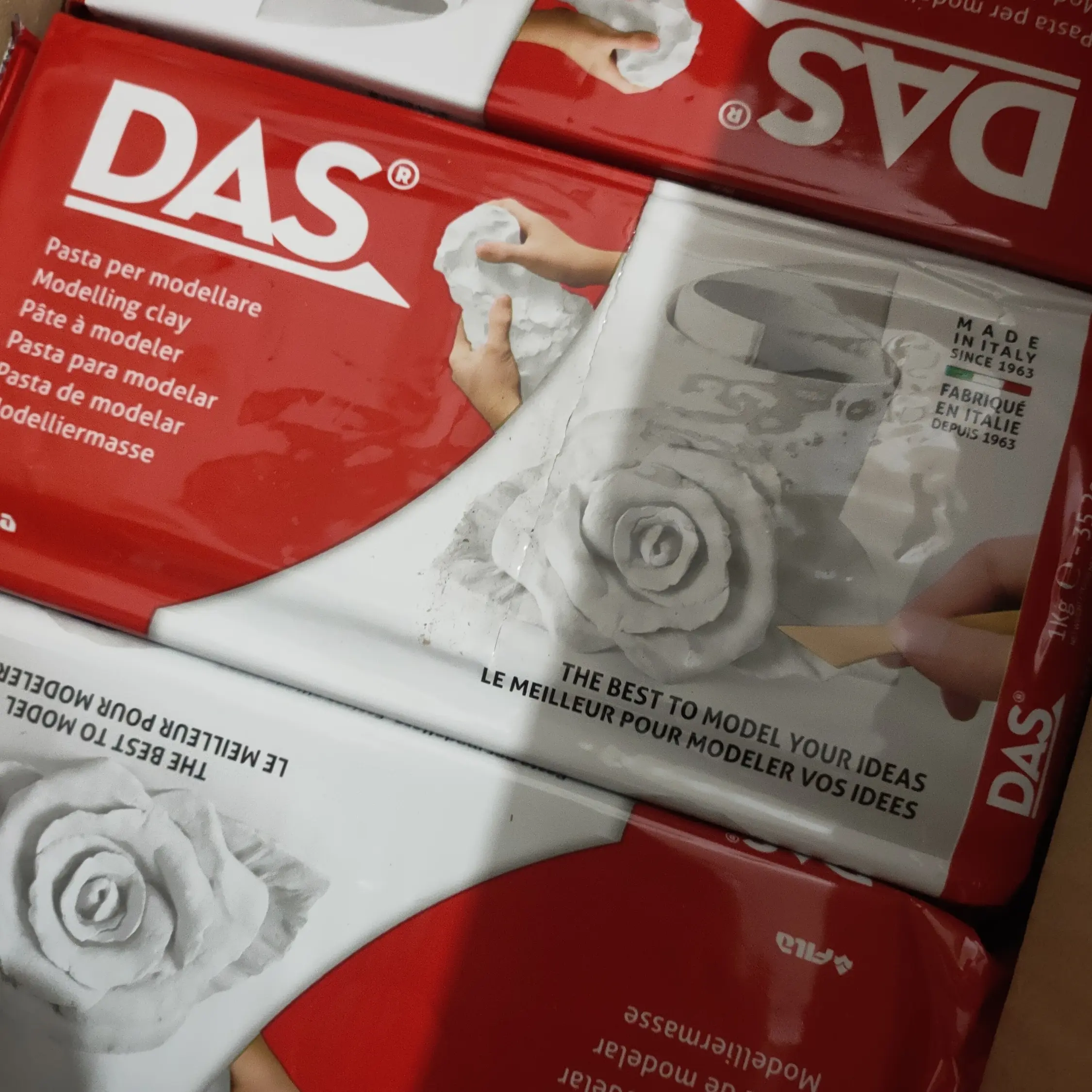 bahan clay DAS 1kg