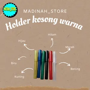 HOLDER KOSONG WARNA | Wadah Tempat Menyimpan Siwak