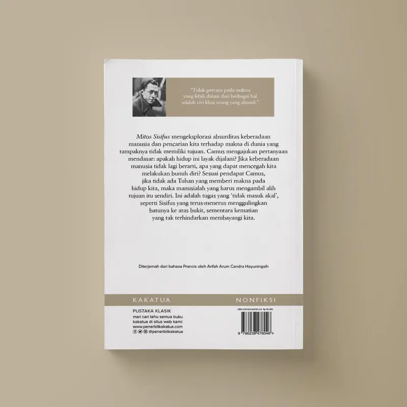 Buku Mitos Sisifus - Albert Camus 1