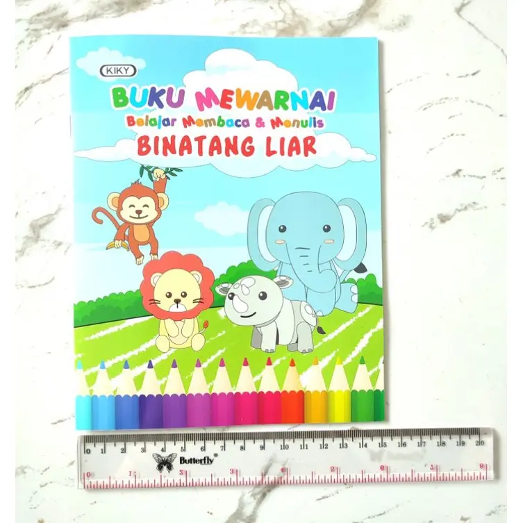 Buku Mewarnai Kecil Kiky Coloring Book 0