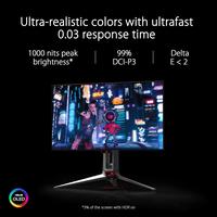 Gambar ASUS ROG Swift OLED PG27AQDM Gaming Monitor - 27 inch, 2K QHD (2560x1440), OLED, 240Hz, 0.03ms dari Techno Computer Bali Kota Denpasar 3 Tokopedia