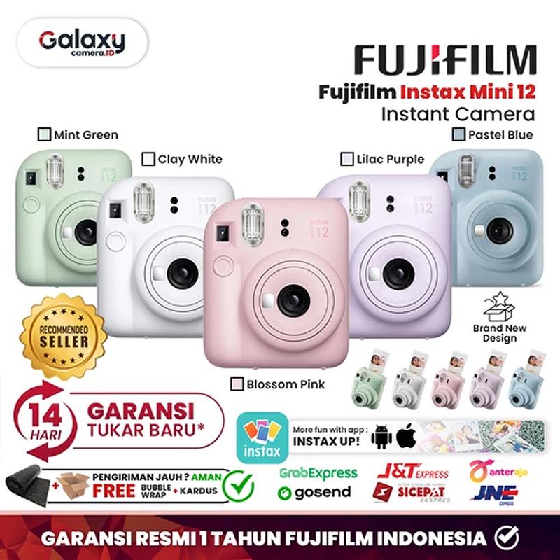 Fujifilm Instax Mini 12 Instant Camera Kamera Instan Mini 12 Resmi 1