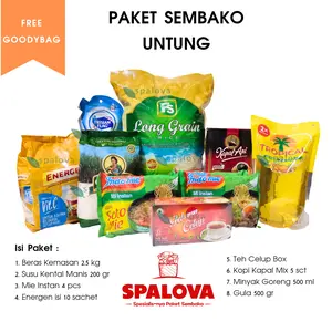 PAKET SEMBAKO UNTUNG BERAS PREMIUM 2,5KG