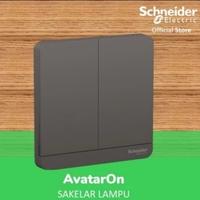 Gambar Saklar Seri / 2Gang 1 Arah Dark Grey AvatarOn - Schneider E8332 dari Voltadigital12 Kota Yogyakarta 1 Tokopedia