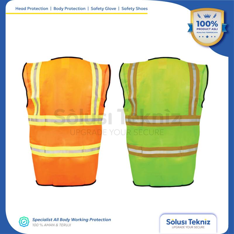 Rompi Proyek Safety 4 Line Kombinasi Scotlight / Vest Working Gosave rompi  kerja 1