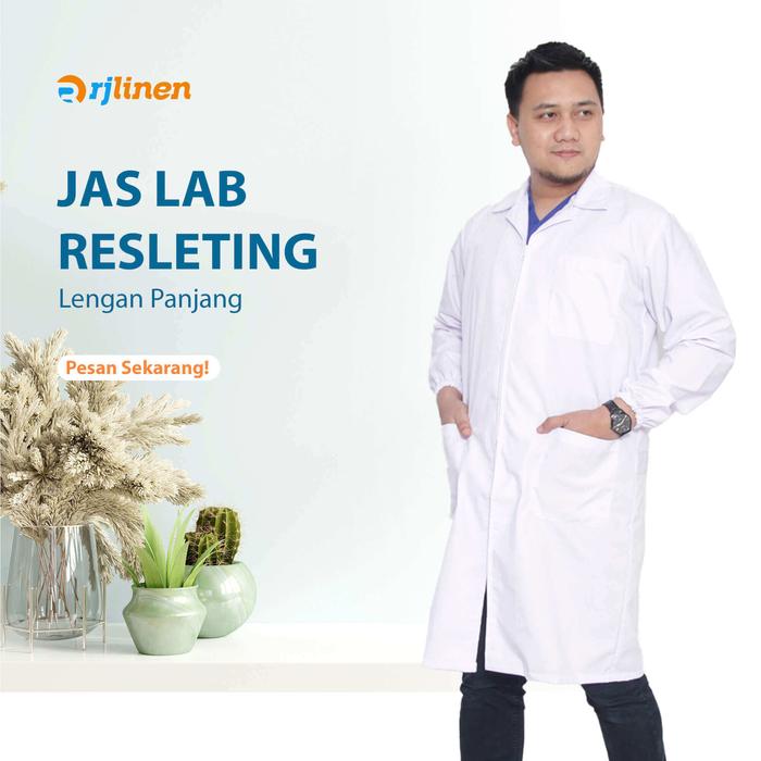 Gambar JAS LABORATORIUM LENGAN PANJANG / JAS LAB RESLETING / JAS PRAKTEK dari Rumahjahitid Kota Tangerang Selatan Tokopedia