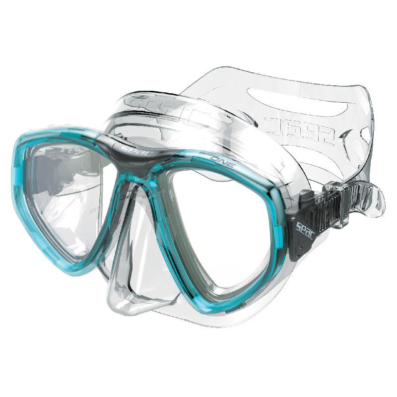SEAC MASK ONE S/KL BLUE Masker Snorkeling Diving Kaca Tempered Biru