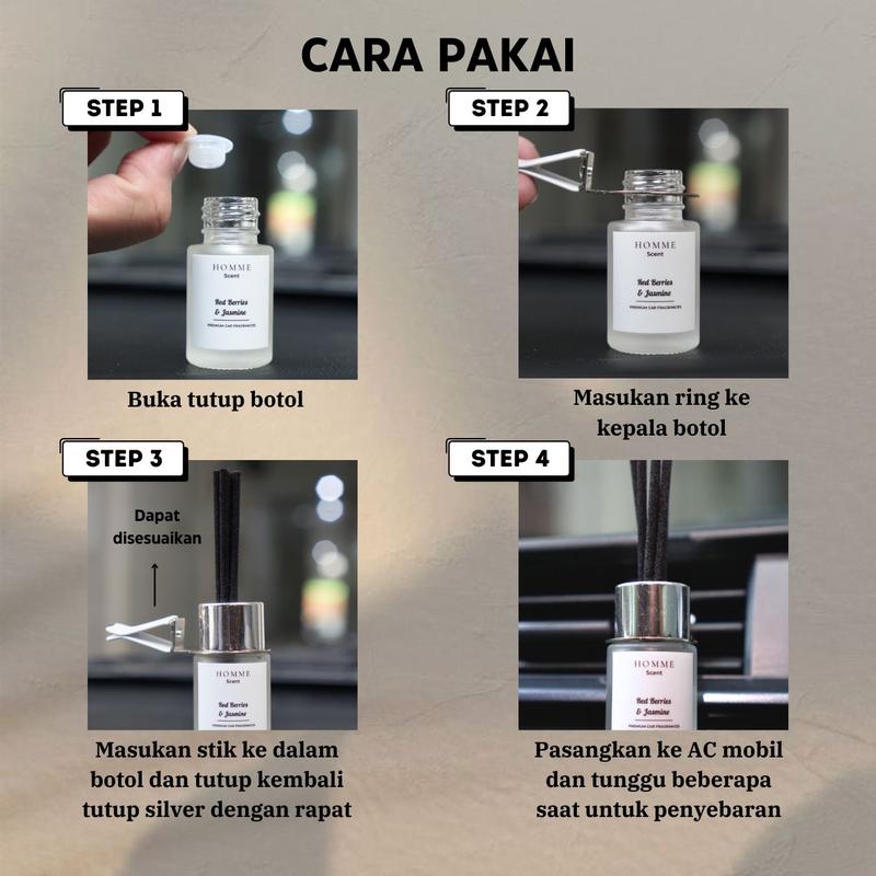 Pengharum Mobil, Parfum Mobil, Aroma terapi mobil, Homme Scent Car 2