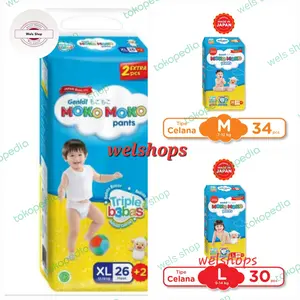 Genki Moko Pants Popok Bayi M/L/XL