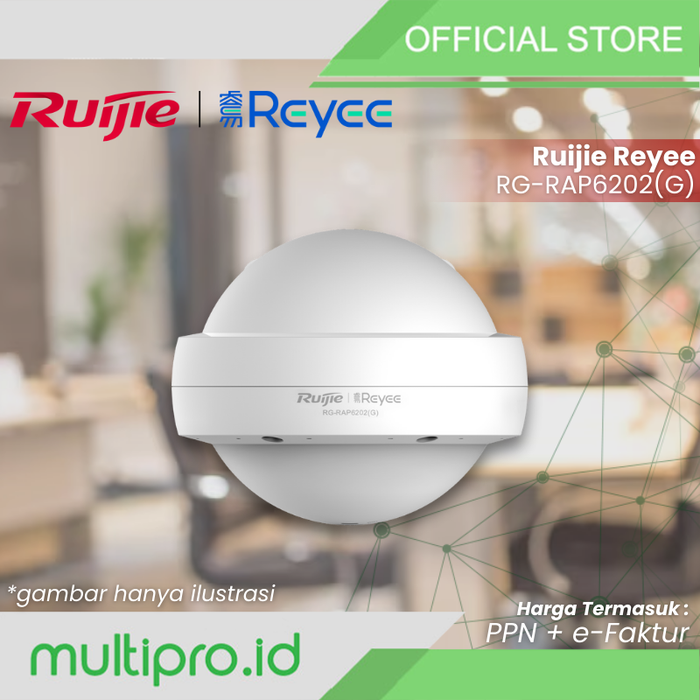 Gambar Ruijie RG-RAP6202(G) Wi-Fi 5 AC1300 Outdoor Omni-directional AP dari Multipro.id Kota Administrasi Jakarta Utara Tokopedia