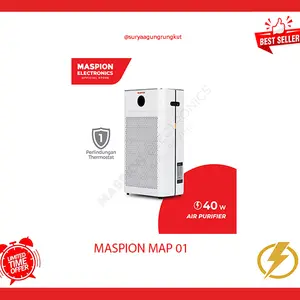 AIR PURIFIER MASPION 50M2 40 WATT HEPA H13 - MAP 01