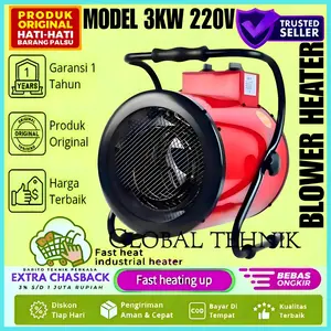 blower pemanas ruangan kipas penghangat ruangan 3KW 220V