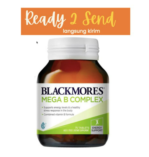 Gambar Blackmores Mega B Complex 75 Tablet dari Ready 2 Send Kota Administrasi Jakarta Pusat Tokopedia