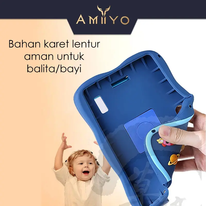 PAKET KEMBAR AMIYO TAB STUDY KIDS Tablet Anak A15 Astronout Version Ta 3