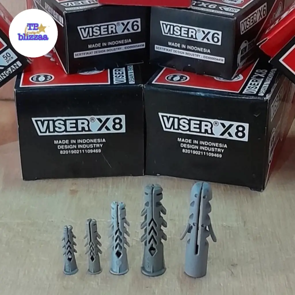 Viser x5 x6 x8 x10 x12 Satuan Fiser S5 S6 S8 S10 S12 Piece Fisher S5 S6 S8 S10 S12 Fisher Aneka Ukuran