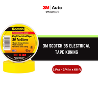 Gambar 3M Scotch 35 Vinyl Electrical Tape Isolasi Listrik - Kuning - 19mm x 20m dari 3M Automotive Kab. Bekasi 1 Tokopedia