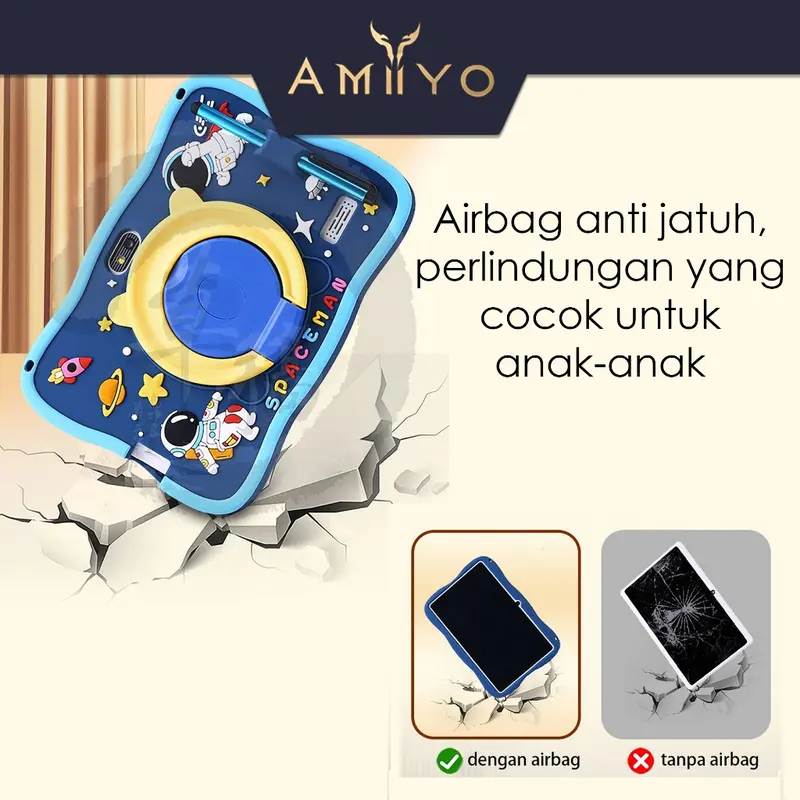 PAKET KEMBAR AMIYO TAB STUDY KIDS Tablet Anak A15 Astronout Version Ta 4