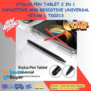 ATL Stylus Pen Tablet Capacitive and Resistive Universal 2 in 1 Murah
