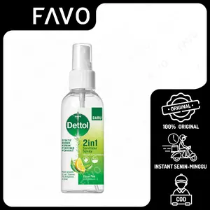 Hand Sanitizer Dettol 2in1 Surface Spray Citrus Tea 50 mL