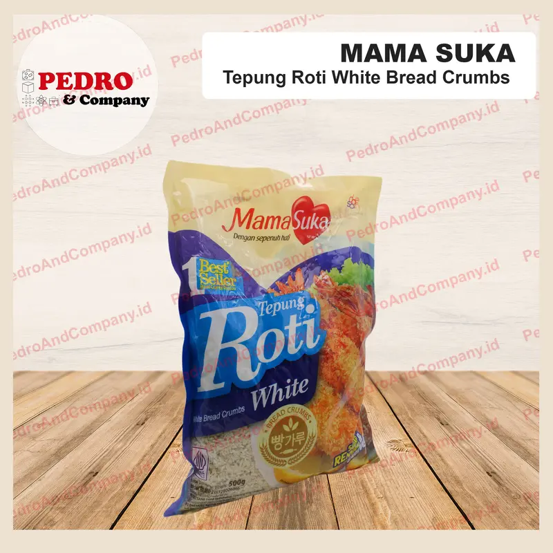 Mamasuka - Tepung roti white/ white bread crumbs (500gr) 3