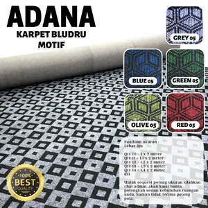 [Martha Karpet] Karpet Brudu ADANA Karpet Wool Motif Ukuran 10x200 cm