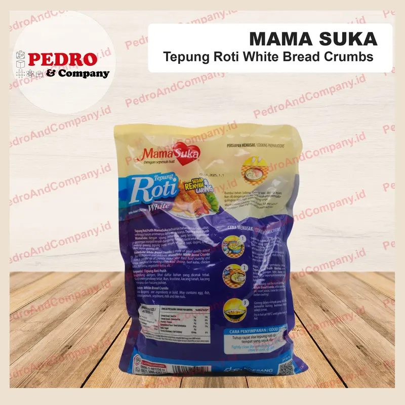 Mamasuka - Tepung roti white/ white bread crumbs (500gr) 2