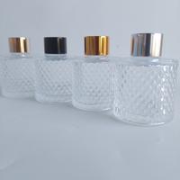 Gambar Botol Reed Diffuser Round DIAMOND Transparan - 50 mL - Hitam dari Java Botol Kota Surabaya 3 Tokopedia