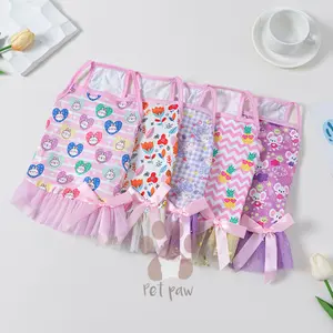 Petpaw Baju Anjing Kucing Lolly Dress Santai Adem Impor Kostum Anabul