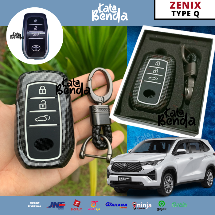Zenix Remote Control Jual Cover Remote Innova Zenix Q Hybrid 2023 Carbon Sarung +Gantungan ...