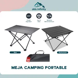 Meja Lipat Outdoor Aluminium Meja Lipat Camping Meja Lipat Portable