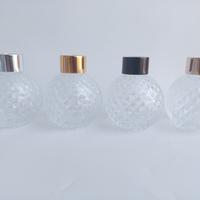 Gambar Botol Reed Diffuser Spherical Bola DIAMOND Transparan - 100 mL - Hitam dari Java Botol Kota Surabaya 3 Tokopedia