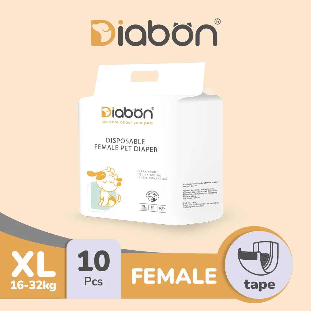 Diabon Pampers Anjing Betina Size XL (16-32 Kg). Pet Diapers