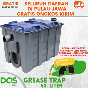 DOS - Grease Trap 40 Liter Penyaring Lemak Minyak Dapur Saringan Lemak