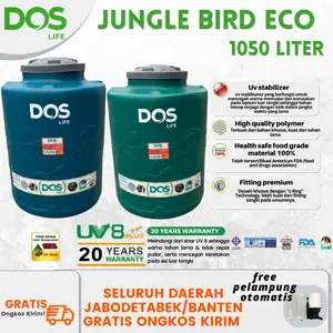 DOS - Water Tank Jungle bird Eco Dark 1050 Liter Toren Air Tandon Air