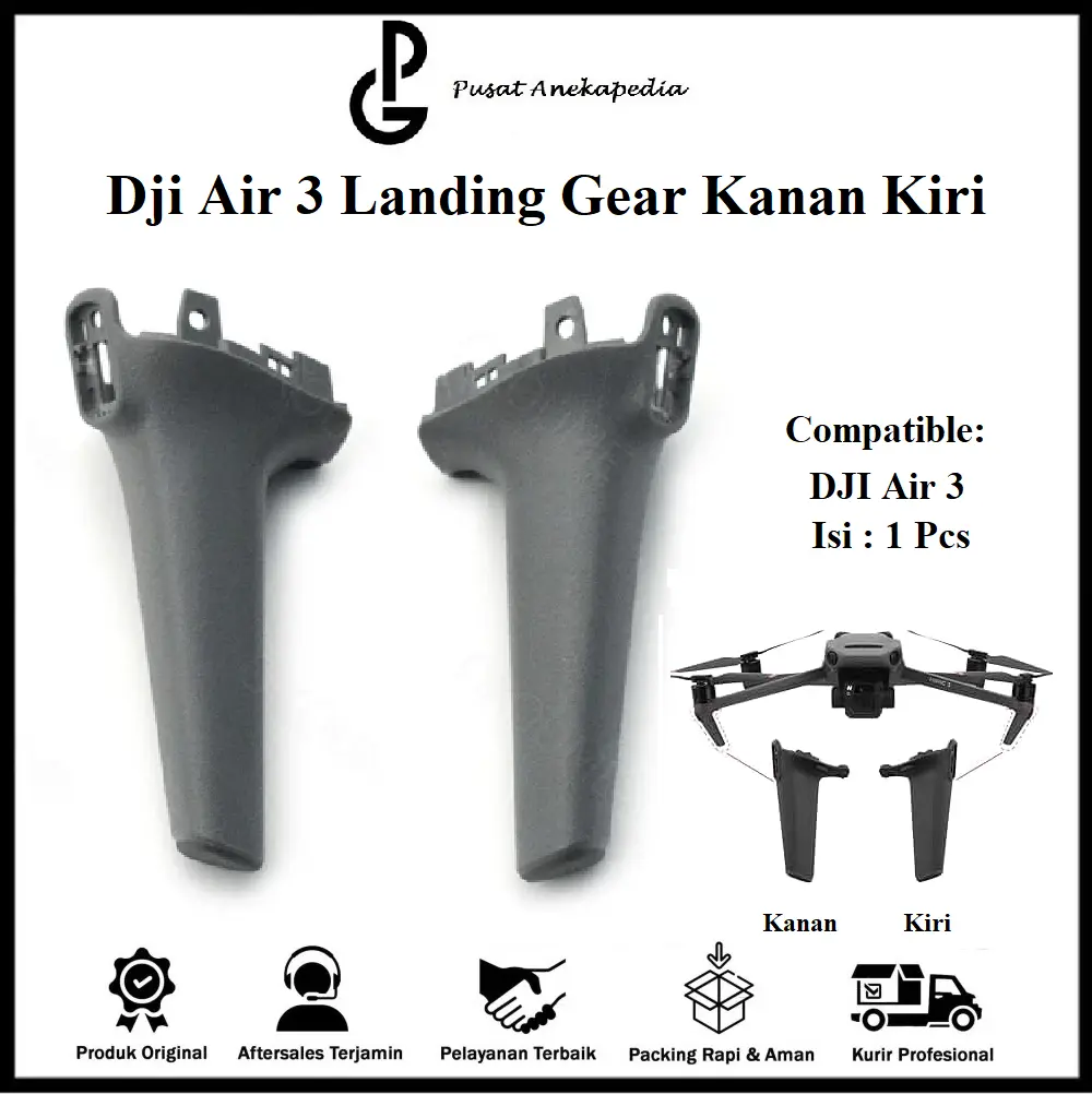 Dji Air 3 Penambah Kaki Kanan Kiri - Air 3 Landing Gear Left Right