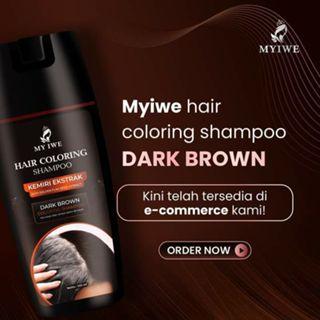 Shampo Myiwe Drak brown Rambut Beruban | Sampo Penghitam Uban 4