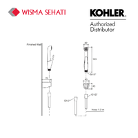 Gambar KOHLER LUXE Hygiene Spray Jetwasher Toilet Spray K-R77364T-2BL dari Wisma Sehati Kab. Tangerang 2 Tokopedia