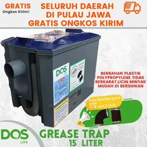 DOS - Grease Trap 15 Liter Penyaring Lemak Minyak Dapur Saringan Lemak
