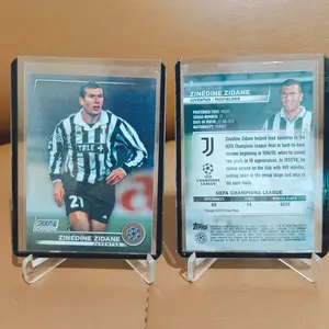 kartu bola Soccer Cards Zinedine Zidane - juventus topps chrome 2023
