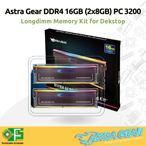 Jual Ram Astra Gear DDR4 16GB 2x8GB PC 3200 Mhz RGB Gaming Memory Kit ...
