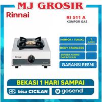Gambar PROMO KOMPOR 1 TUNGKU MURAH RINNAI RI 511 A / 511 E STAINLESS STEEL dari MJ GROSIR ELEKTRONIK Kota Bekasi 1 Tokopedia