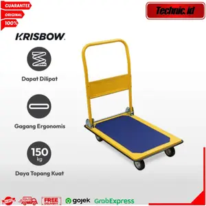 Krisbow Troli Barang Lipat Small 150 Kg