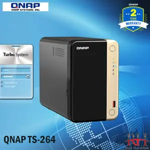QNAP TS-264-8G 2-Bay NAS Server External Storage Cloud TS 264