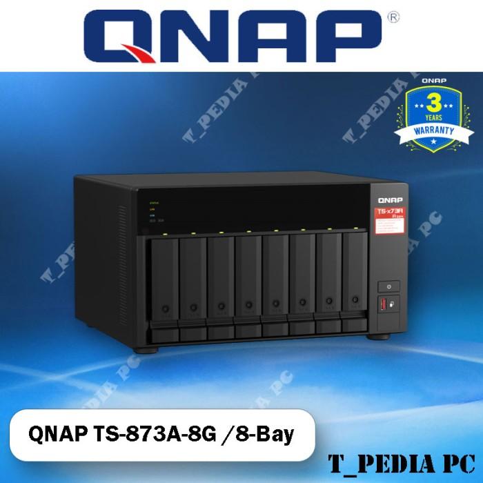 QNAP TS-873A-8G 8-Bay NAS Server External Storage Cloud TS873A 8 Bay 0