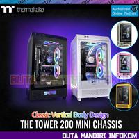 Gambar Thermaltake The Tower 200 Mini Chassis Tempered Glass ITX Gaming Case - Black Edition dari Duta Mandiri Infokom Kota Administrasi Jakarta Pusat 1 Tokopedia
