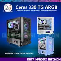 Gambar Thermaltake Ceres 330 TG ARGB - Mid Tower E-ATX Gaming Case - Black Edition  dari Duta Mandiri Infokom Kota Administrasi Jakarta Pusat 1 Tokopedia